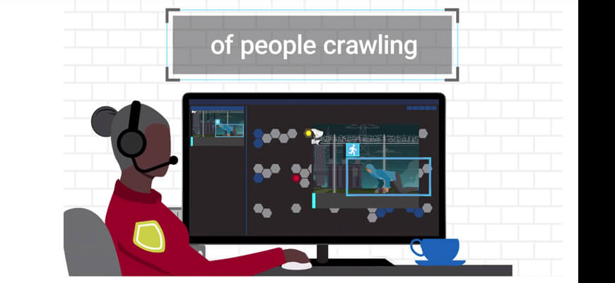 Avigilon Person Crawling Detection